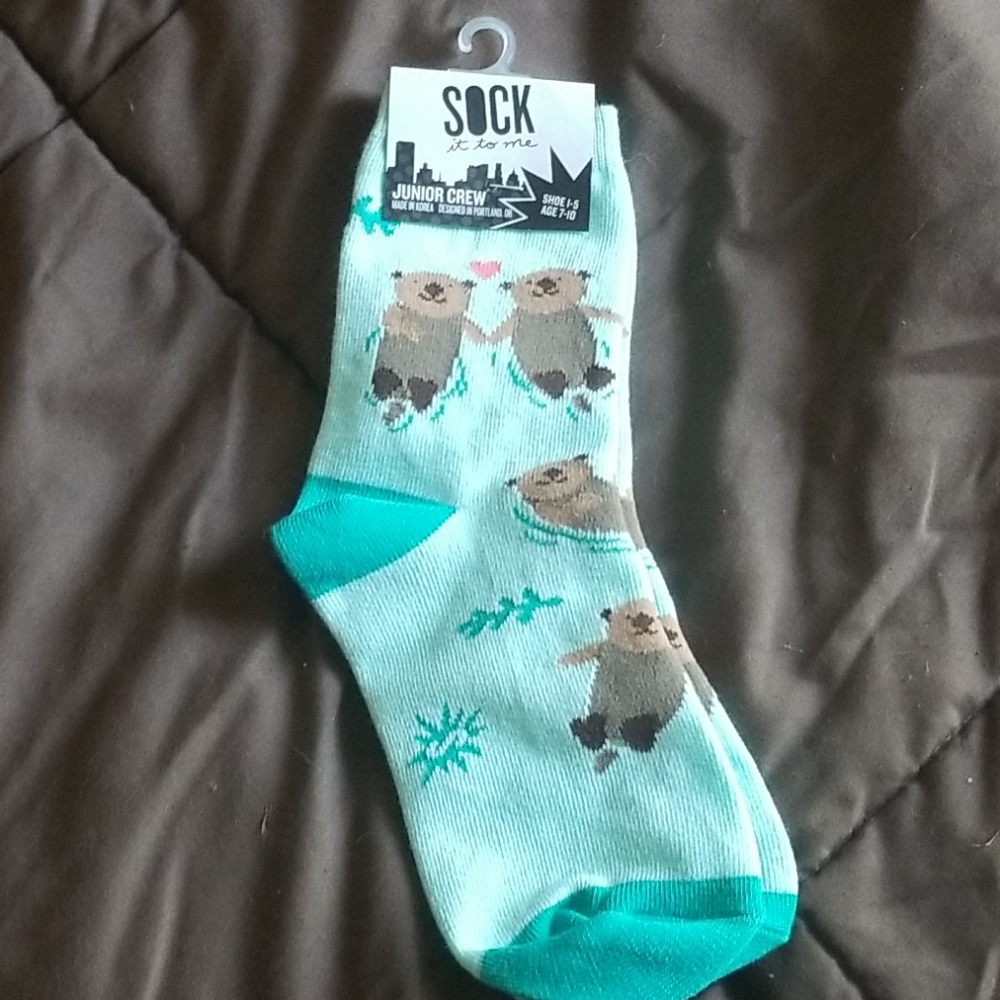 SOCK it to me - Junior Crew Otter socks